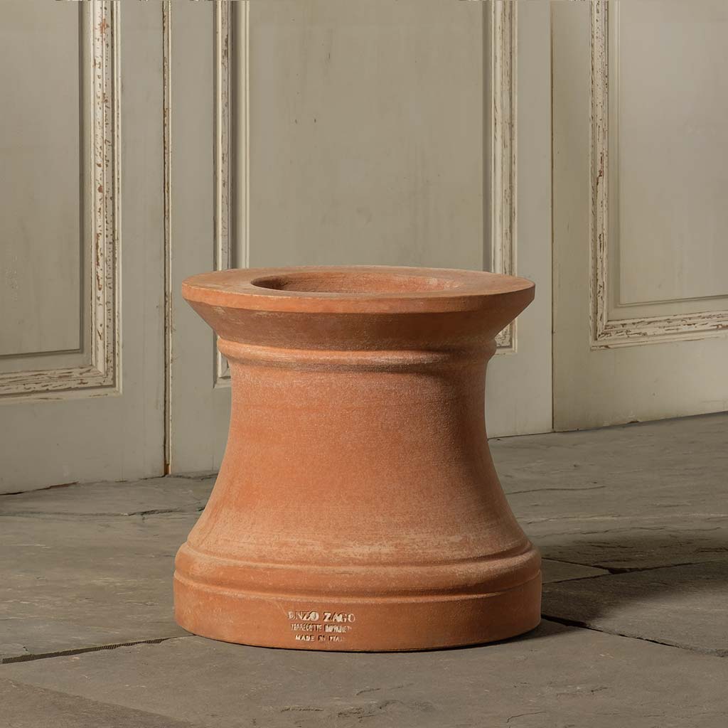 plant pot pedestal stand Pedestal Pedestal - 15" | Handmade Terra Cotta
