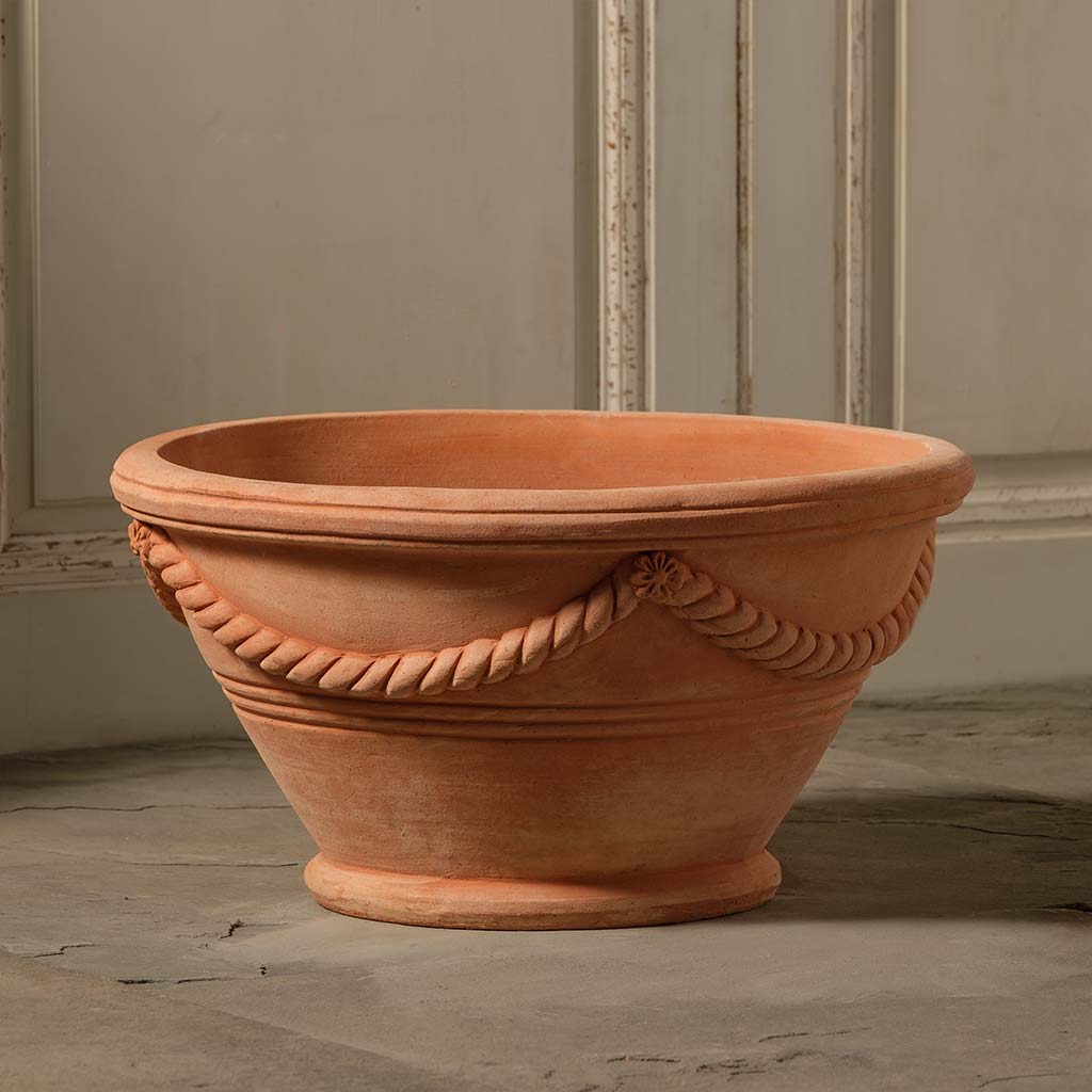 anniversary plant pot NYBG Anniversary Planter NYBG Anniversary Planter - 20" | Handmade Terra Cotta