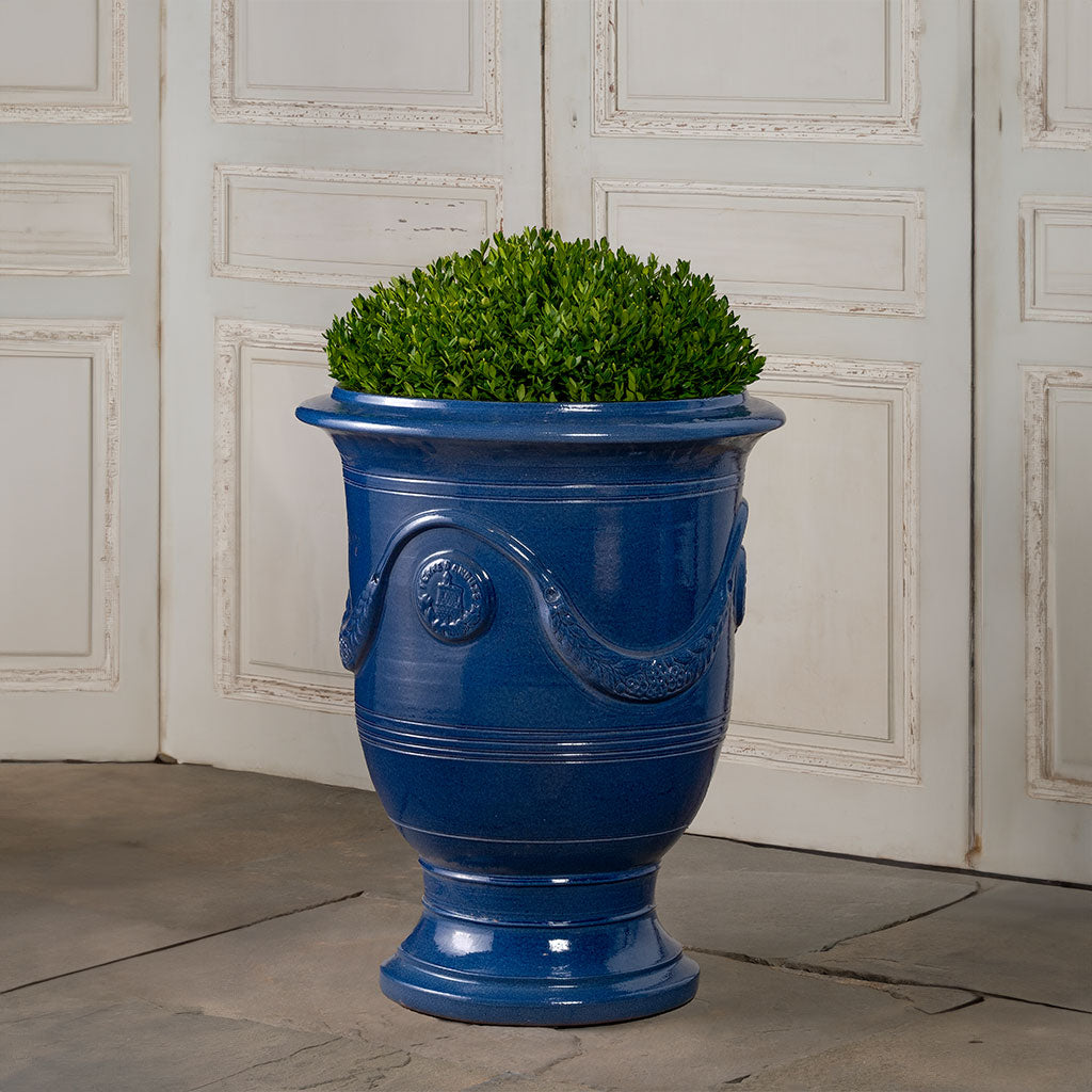 Anduze Planter- Blue – Seibert-Rice