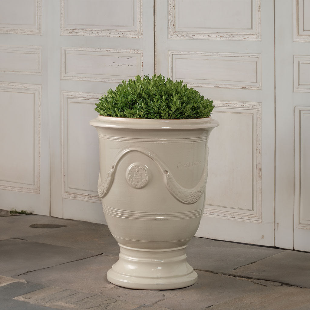ivory planter pot Anduze Planter- Ivory
