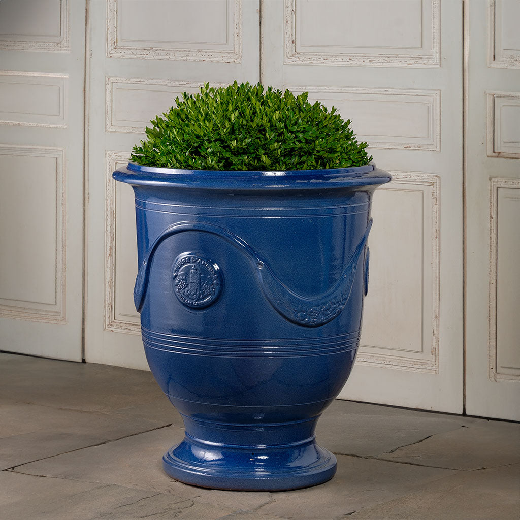 Anduze Planter- Blue – Seibert-Rice