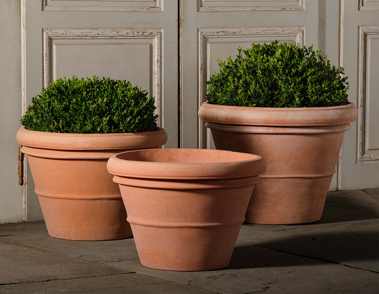 Artisan Rolled Rim Planter, Medium Artisan Rolled Rim Planter - 19