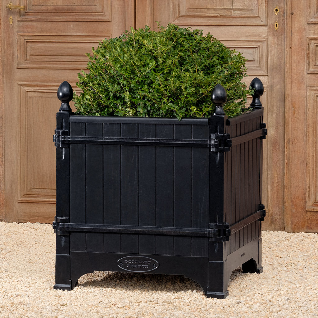 black box planters Versailles Planter- Noir Fonce – Seibert-Rice