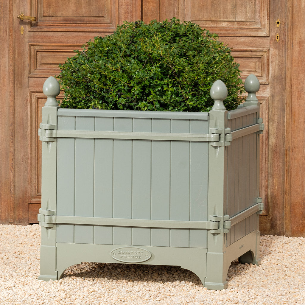 french box planters Versailles Planter- Gris Flanelle
