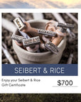 Seibert & Rice Gift Cards