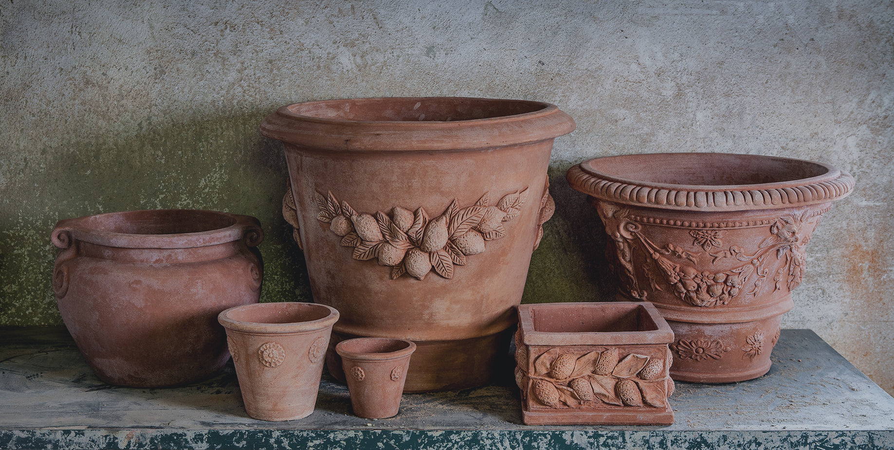 Italian Terra Cotta Conservatory Pots — GARDENHEIR