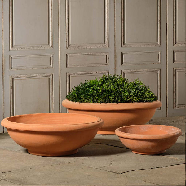shallow pot planter Shallow Bowl